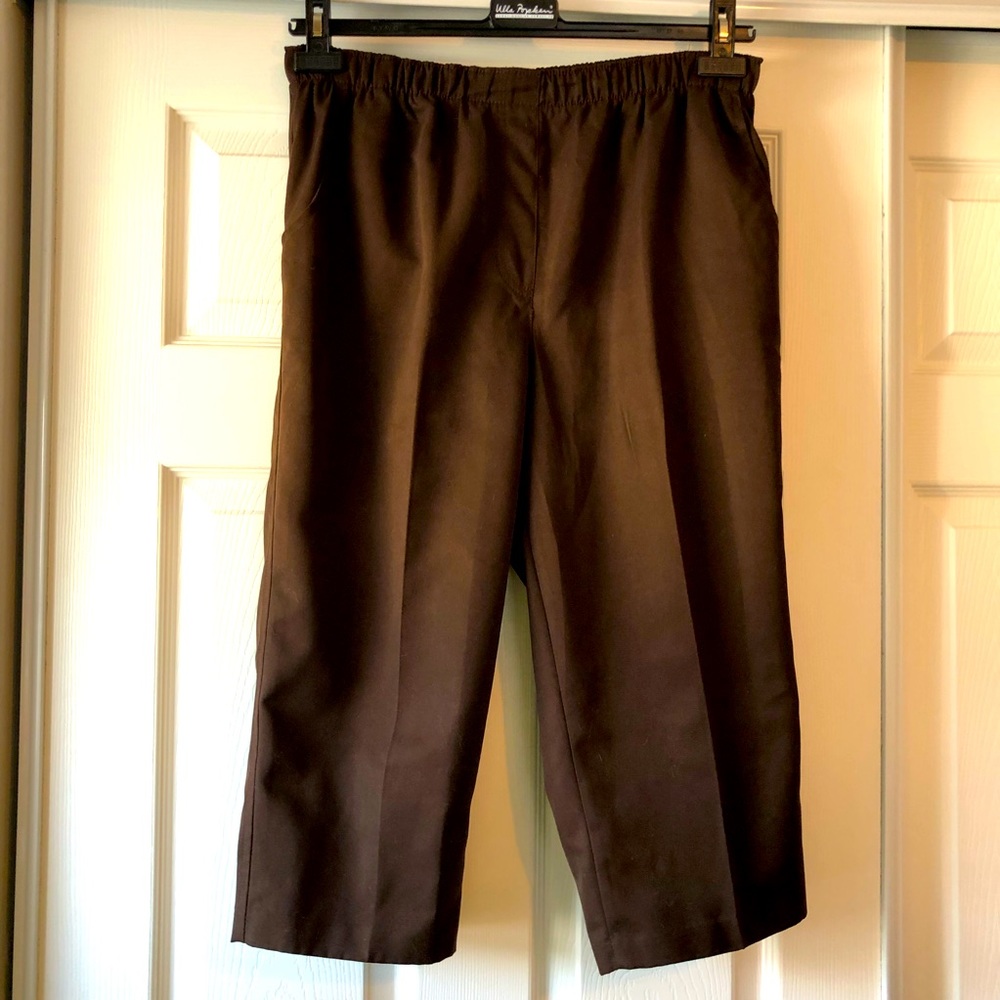 Alia Cropped Pants with Elastic and pockets